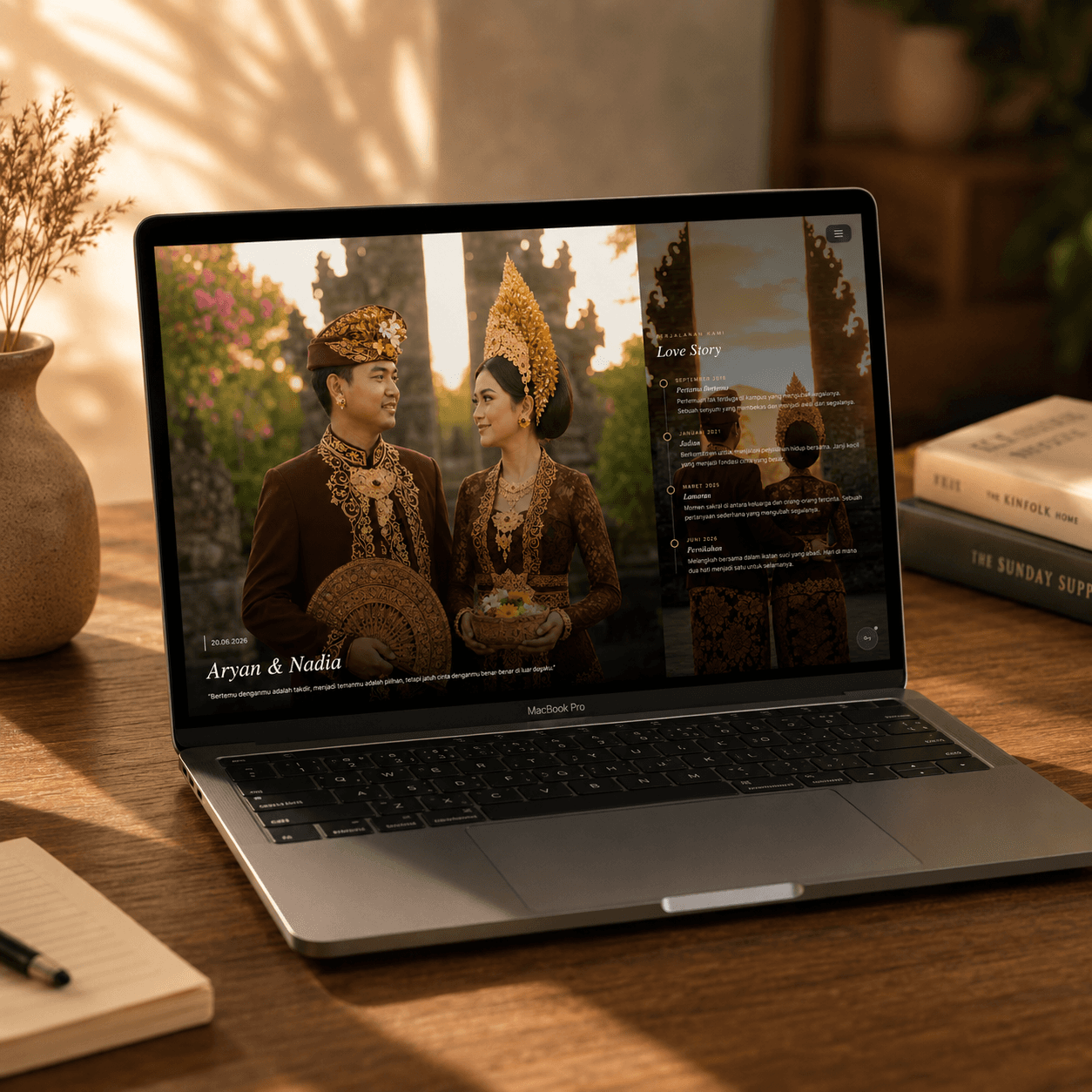 Serene Garden — contoh undangan